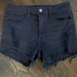 Guess women’s black denim shorts